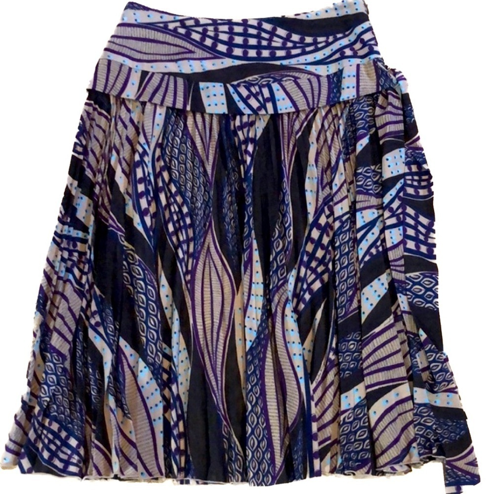 Vintage Ferragamo Silk Skirt size 8